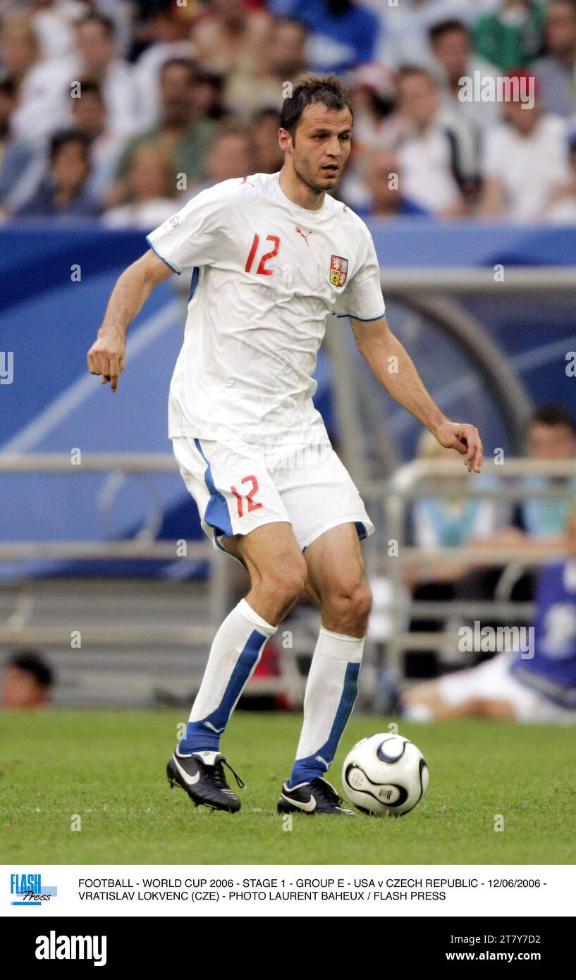 CALCIO - COPPA DEL MONDO 2006 - FASE 1 - GRUPPO E - USA / REPUBBLICA CECA - 12/06/2006 - VRATISLAV LOKVENC (CZE) - FOTO LAURENT BAHEUX / FLASH PRESS Foto Stock