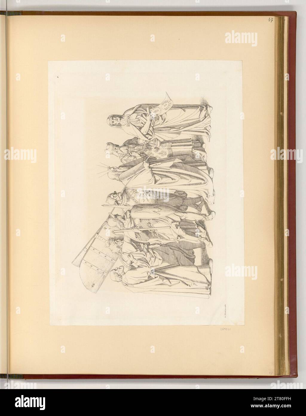 Josef von Führich Joseph von Egypt, seguito da Aaron, Moses, Josua, Gideon, Samuel e Samson. incisione 1839 , 1839 Foto Stock