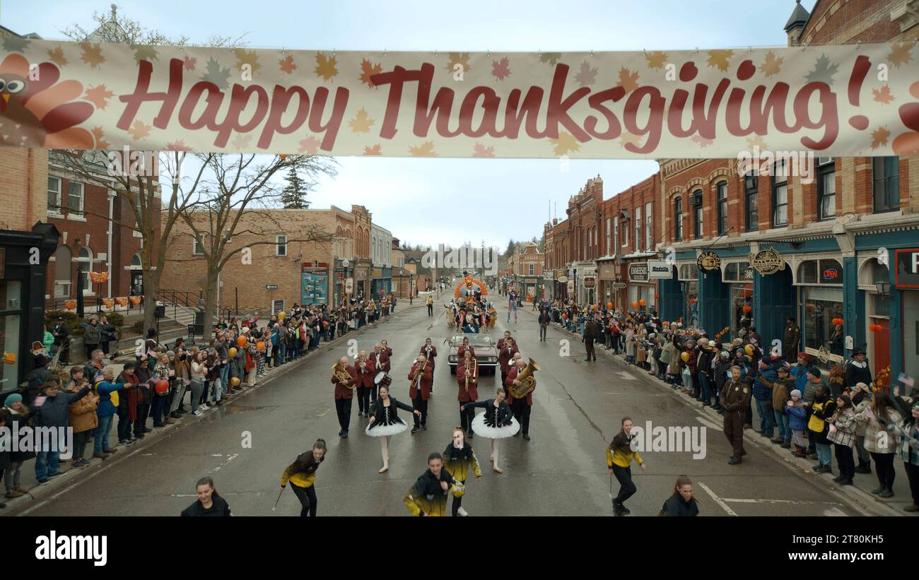 Scena della parata del film del giorno del Ringraziamento del 2023 Foto Stock