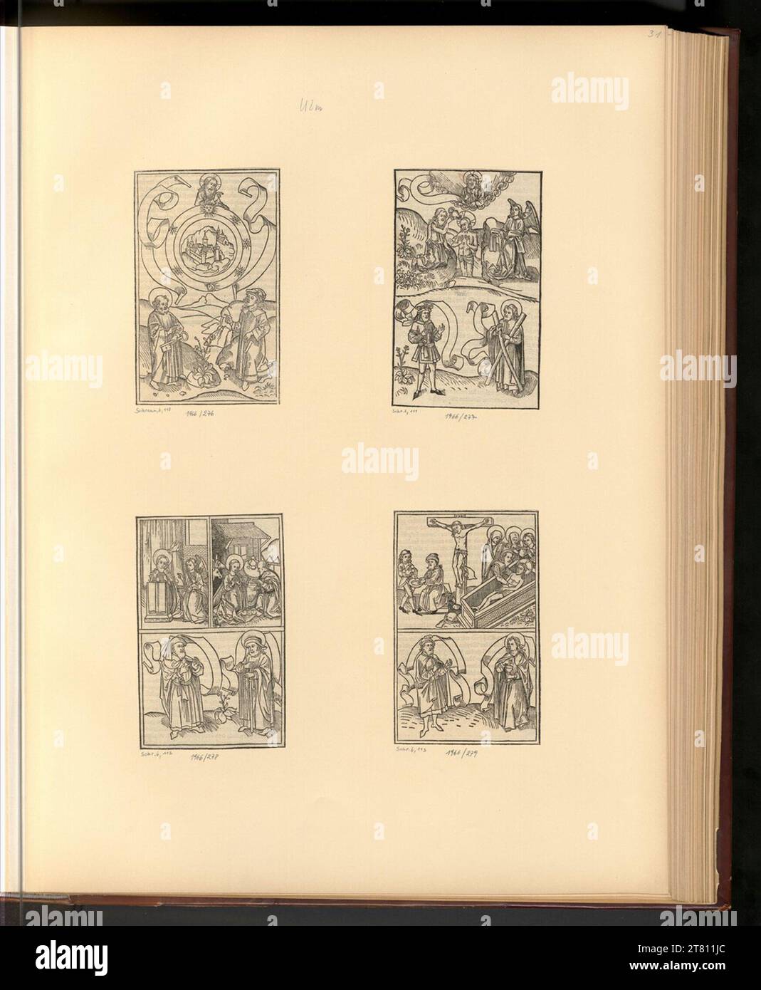 Konrad Dinckmut (Druck) spiegazione dei dodici articoli di fede cristiana (illustrazione del libro). Woodcut 1485 , 1485 Foto Stock