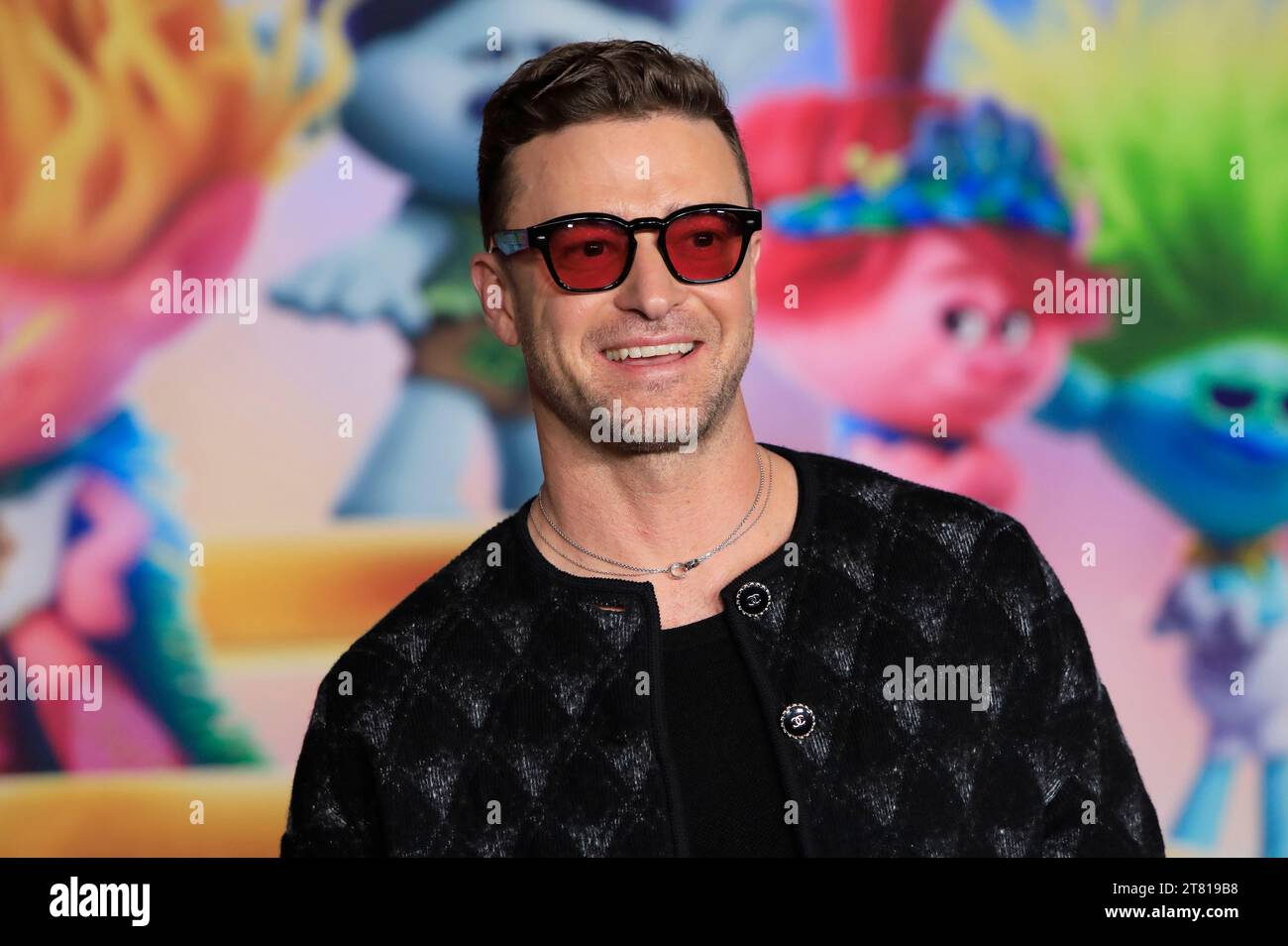Justin Timberlake beim Special Screening des Animationsfilms 'Trolls Band Together / Trolls - Gemeinsam Stark' im TCL Chinese Theatre. Los Angeles, 15.11.2023 Foto Stock