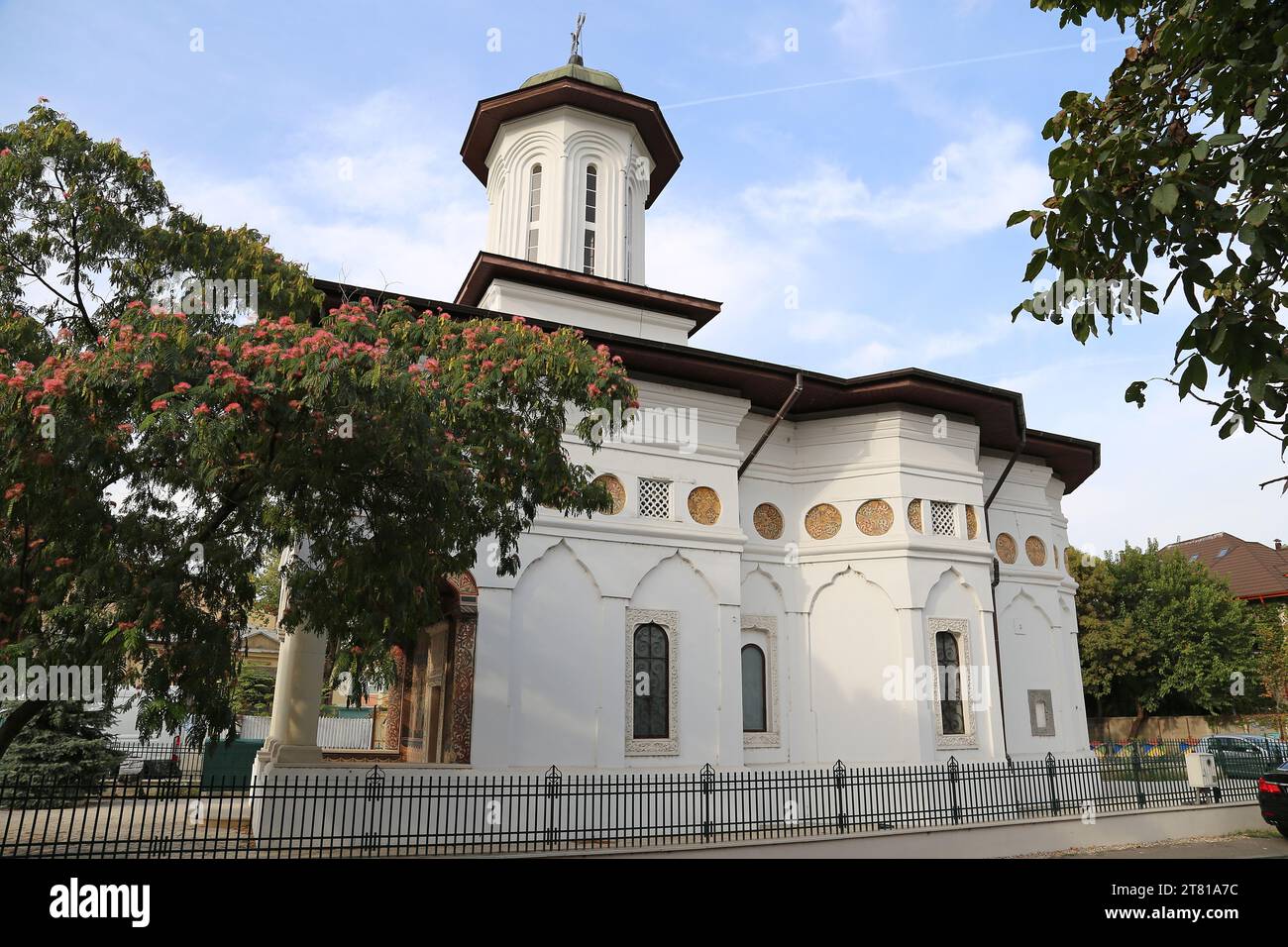 Antica chiesa di Sant'Eleftherios (Biserica Sfântul Elefterie Vechi), strada Sfântul Elefterie, Cotroceni, Centro storico, Bucarest, Romania, Europa Foto Stock