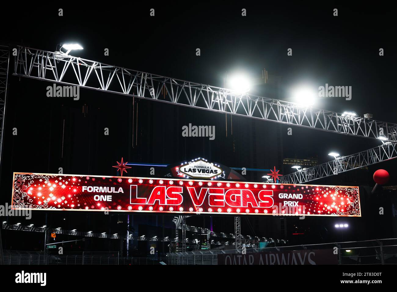 Illustrazione durante il Gran Premio di Formula 1 Heineken Silver Las Vegas 2023, 21° round del Campionato Mondiale di Formula 1 2023 dal 17 al 19 novembre 2023 sul Las Vegas Strip Circuit, a Las Vegas, USA Foto Stock