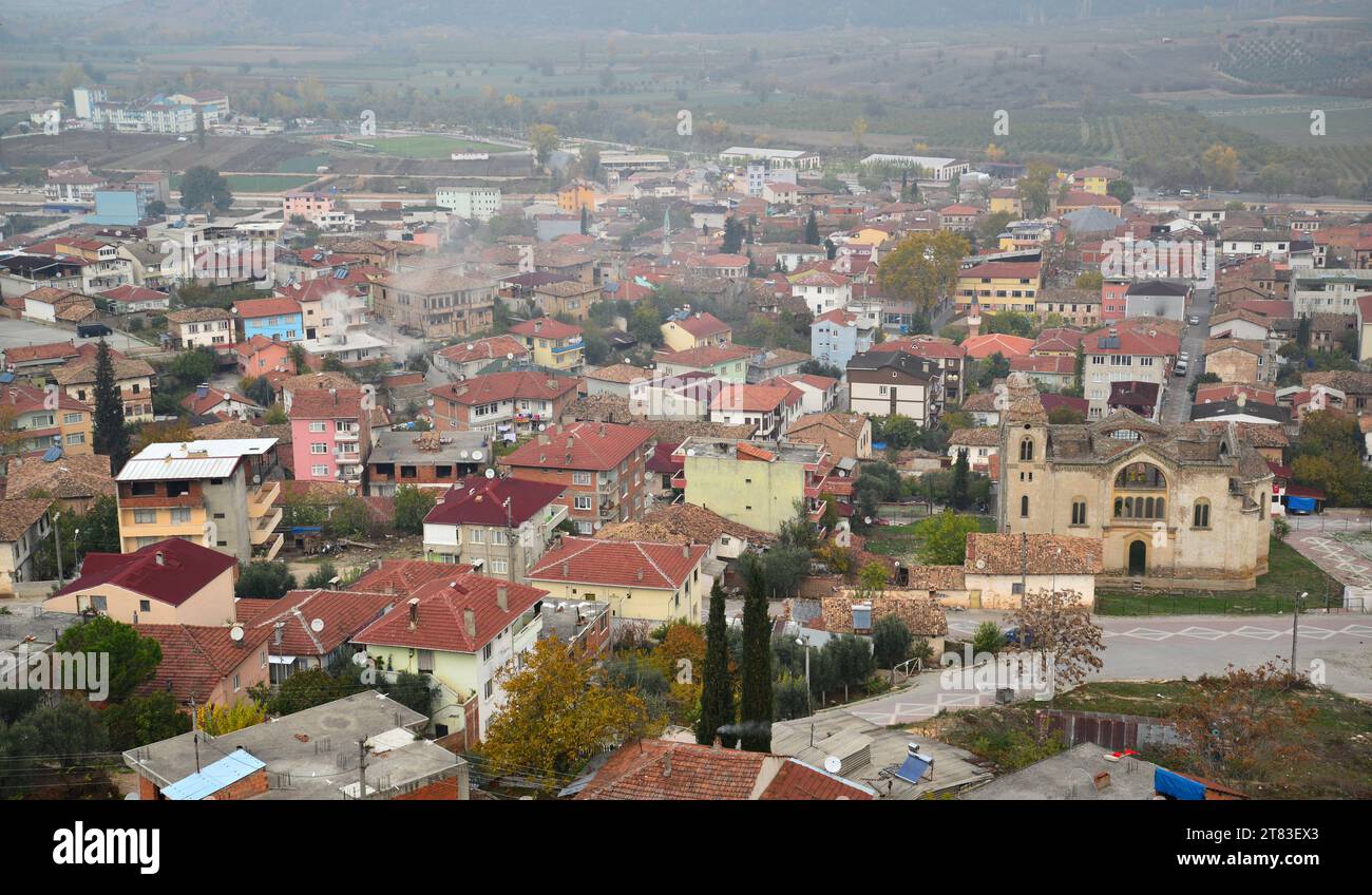 Osmaneli è una città vecchia situata a Bilecik, in Turchia. Ha case storiche, chiese e moschee. Foto Stock