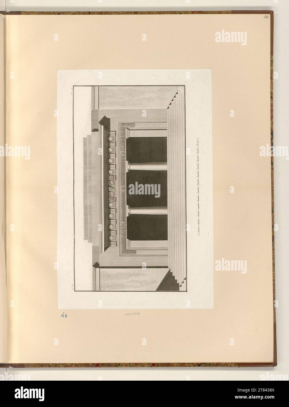 Luigi Francesco Cassas pittoresco viaggio dalla Siria, dalla Fenicia, dalla Palestina e dal basso Egitto. incisione dopo il 1785 Foto Stock