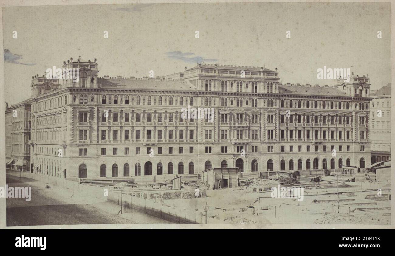 Anonym Der Heinrichshof. Carta albumina su scatola base Foto Stock