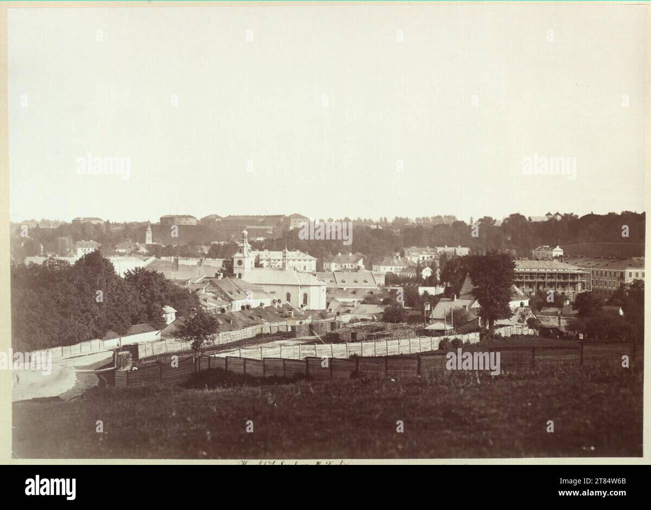 Franz von Reisinger Lemberg. Carta di albumina, su carta composita 1872 , 1872 Foto Stock