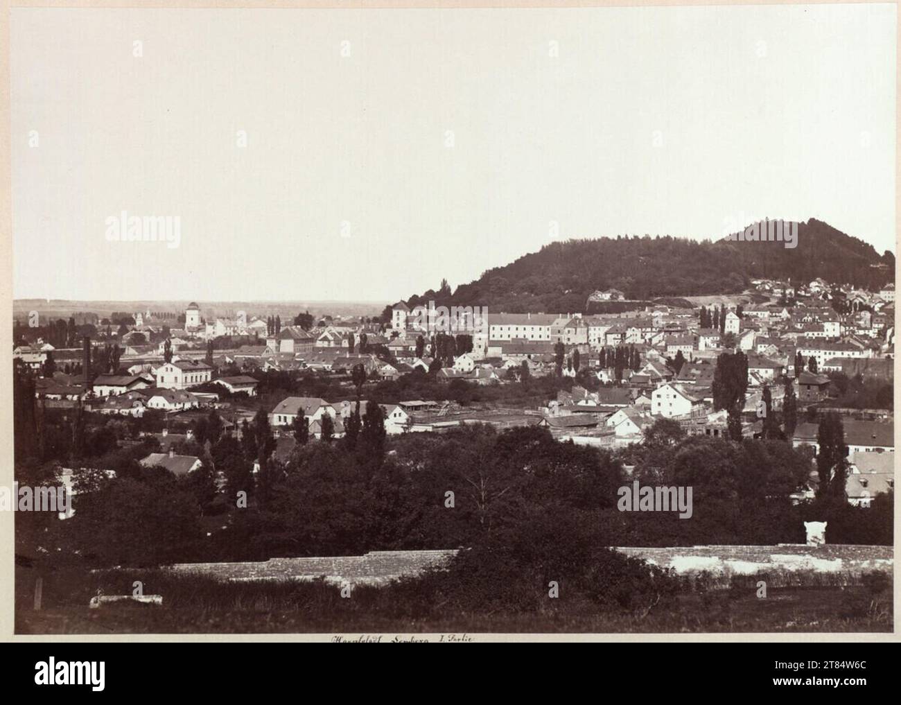 Franz von Reisinger Lemberg. Carta di albumina, su carta composita 1872 , 1872 Foto Stock