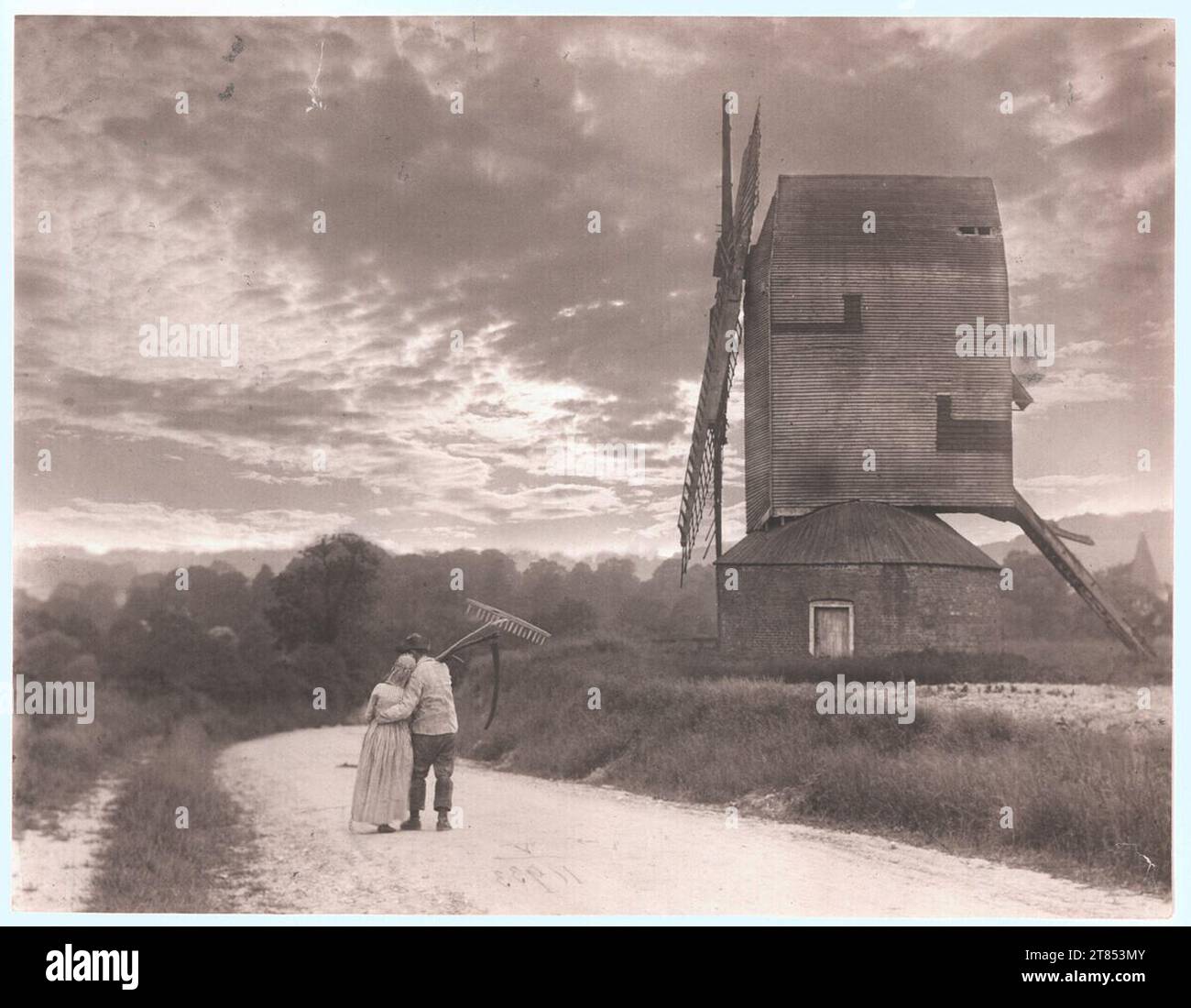 Henry Peach Robinson Tunbridge Wells. Platinotype sulla scatola 1880er-Jahre Foto Stock