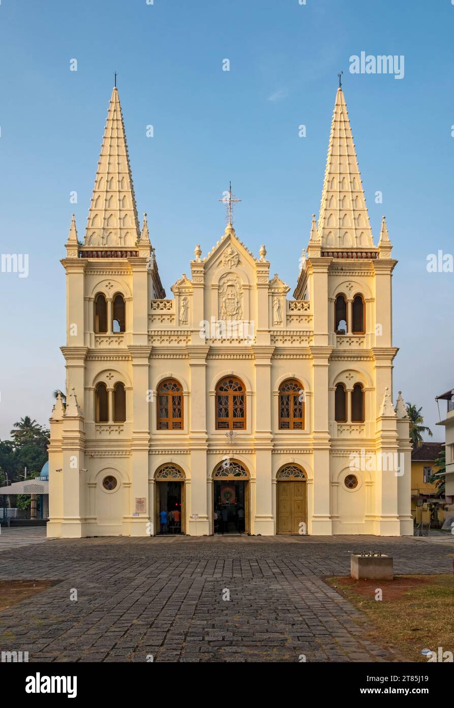 Santa Cruz Basilica Cattedrale, Fort Kochi, Cochin, Kerala, India Foto Stock
