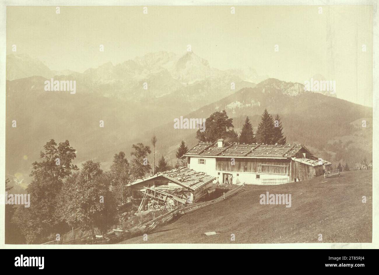 Bernhard Johannes Albumin paper, sulla scatola 1877 , 1877 Foto Stock