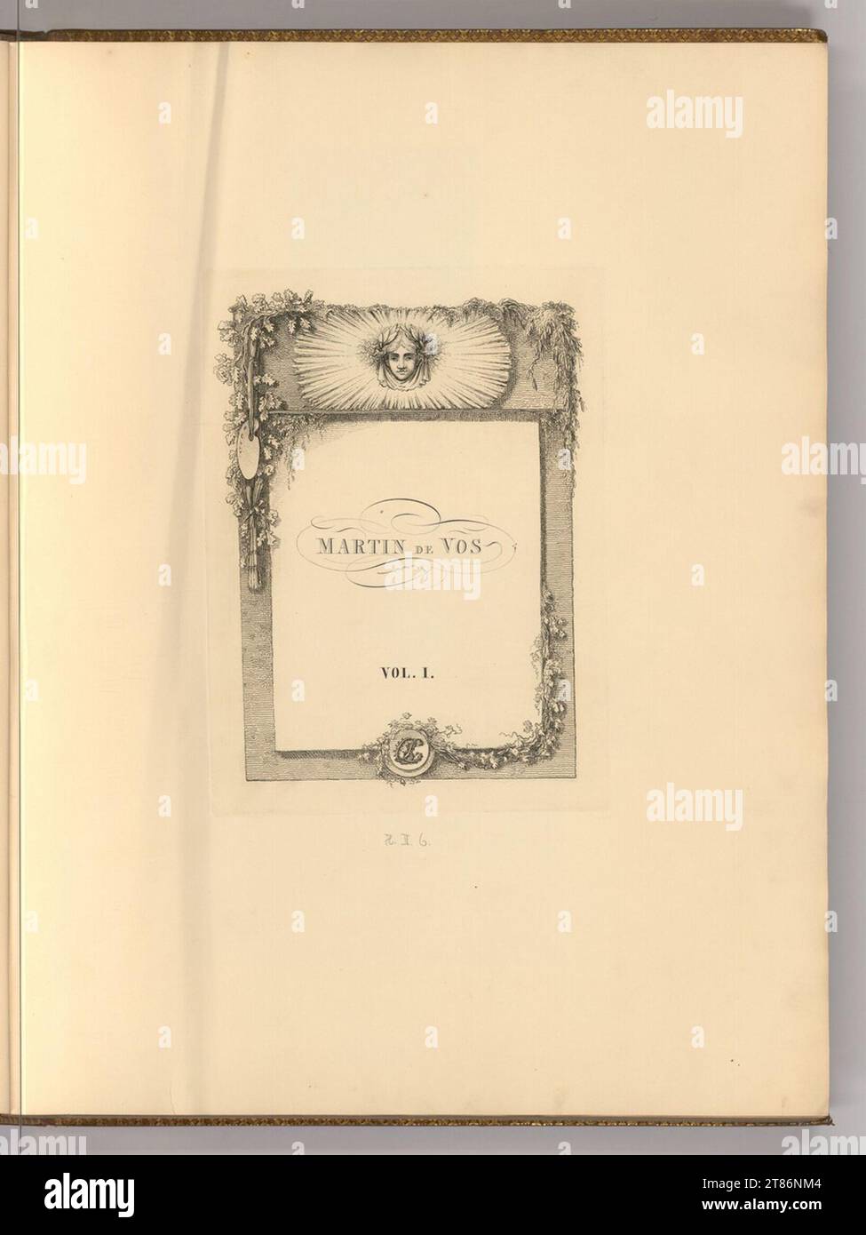 Joseph Fischer (Ausführende r Künstler in) Martin de Vos. Incisione, piuma dopo il 1822 Foto Stock