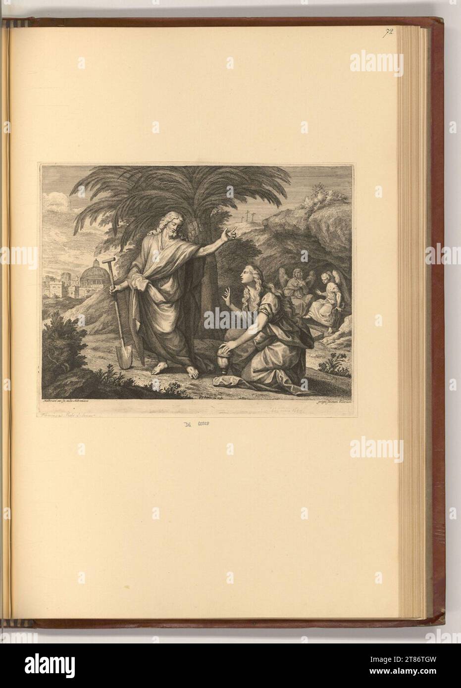 Paul van Somer (incisore) non mi toccare. incisione 1670-1694 , 1670/1694 Foto Stock