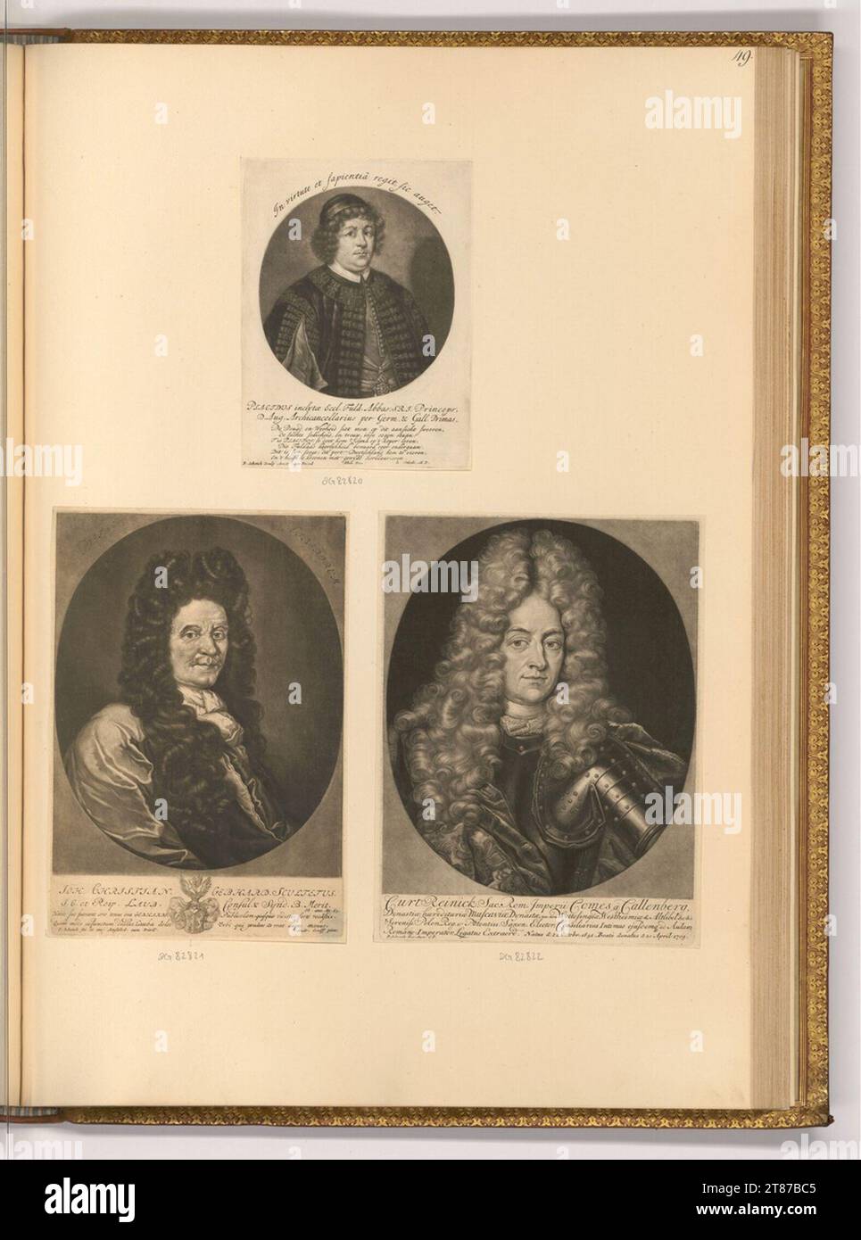 Pieter Schenk (incisore) ritratti maschili, regnanti. Sci 1680-1711 , 1680/1711 Foto Stock