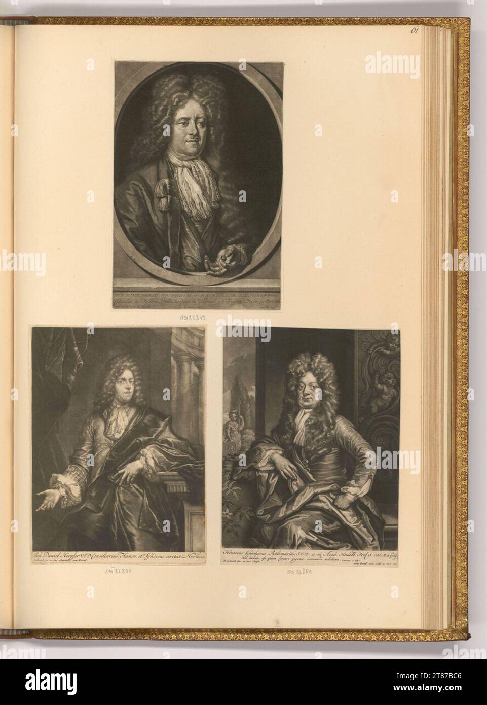 Pieter Schenk (incisore) ritratti maschili. Sci 1680-1711 , 1680/1711 Foto Stock