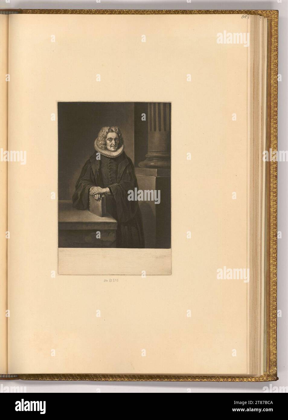 Pieter Schenk Ritratto Caspar Neumann, chimico e farmacista tedesco. Sci 1680-1711 , 1680/1711 Foto Stock