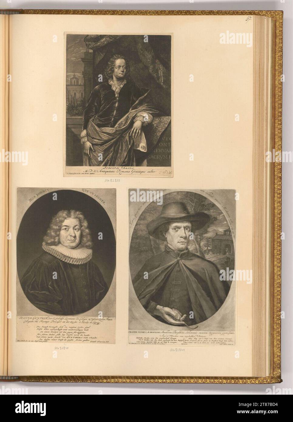 Pieter Schenk (incisore) ritratti maschili, ritratti spirituali. Sci 1680-1711 , 1680/1711 Foto Stock