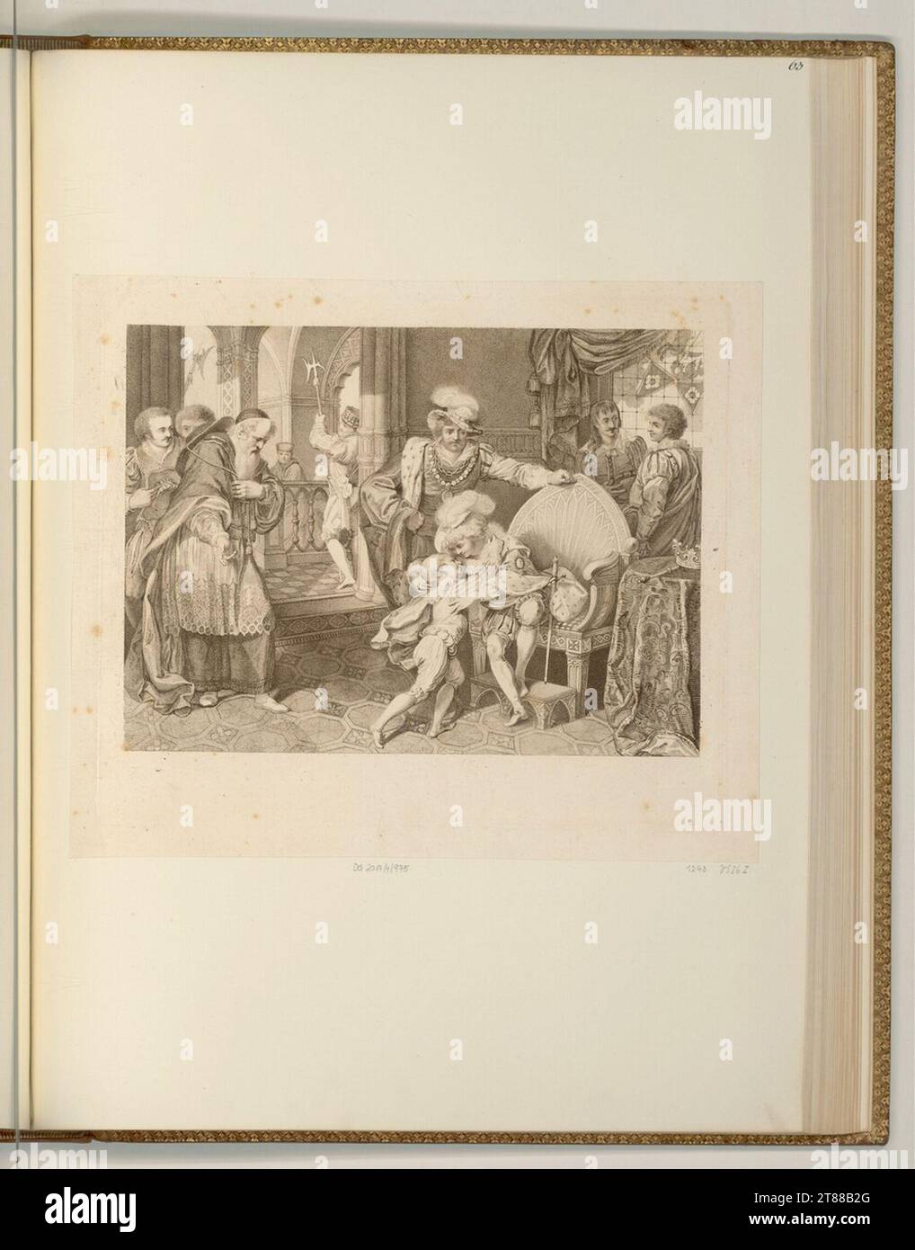 Francesco Bartolozzi (incisore) Edoardo V. e suo fratello. Puntuale 1789 , 1789 Foto Stock