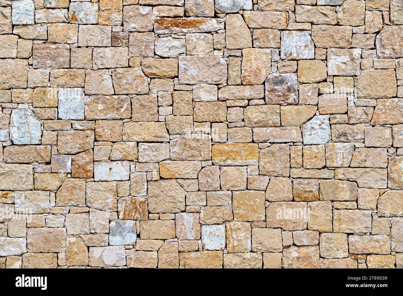 Antico sfondo murale in pietra. Limassol. Cipro. Foto Stock