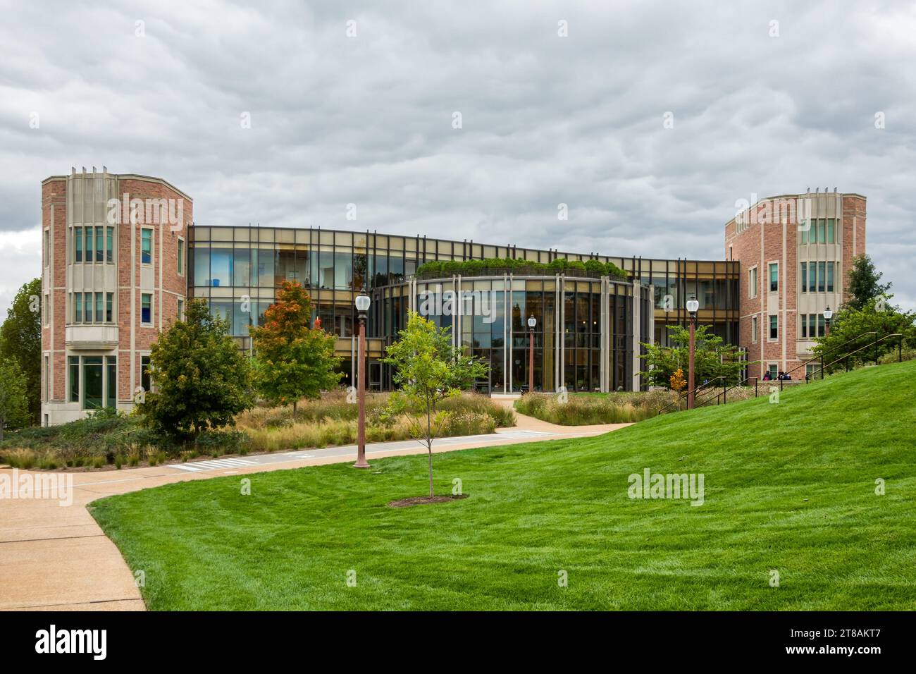 ST. LOUIS, MO, USA - 19 OTTOBRE 2023: Brown School of Professional Development nel Danforth Campus della Washington University a St. Louis. Foto Stock