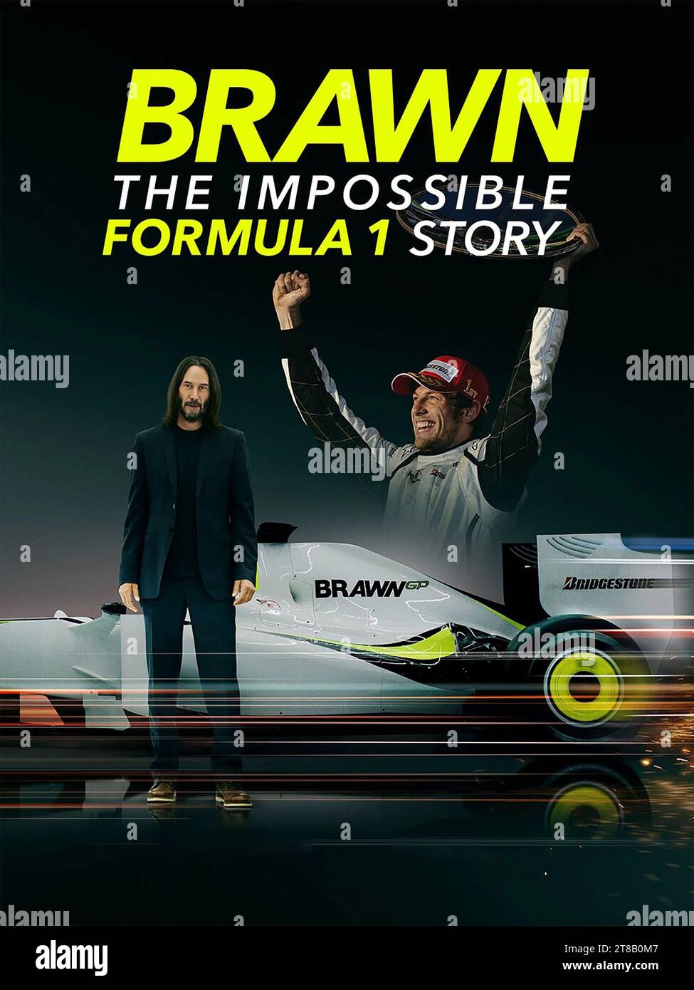 Brawn The Impossible Formula 1 Story Keanu Reeves & Jenson Button Foto Stock