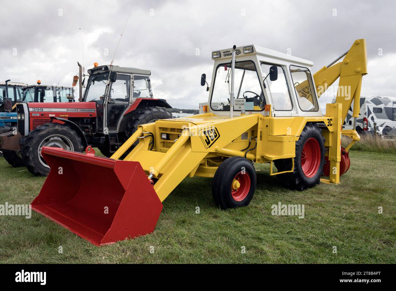 JCB 3C. Cumbria Steam Gathering 2023. Foto Stock