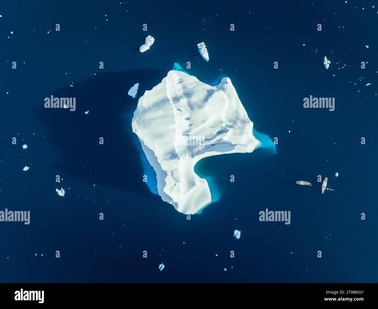 Iceberg in Antartide Foto Stock