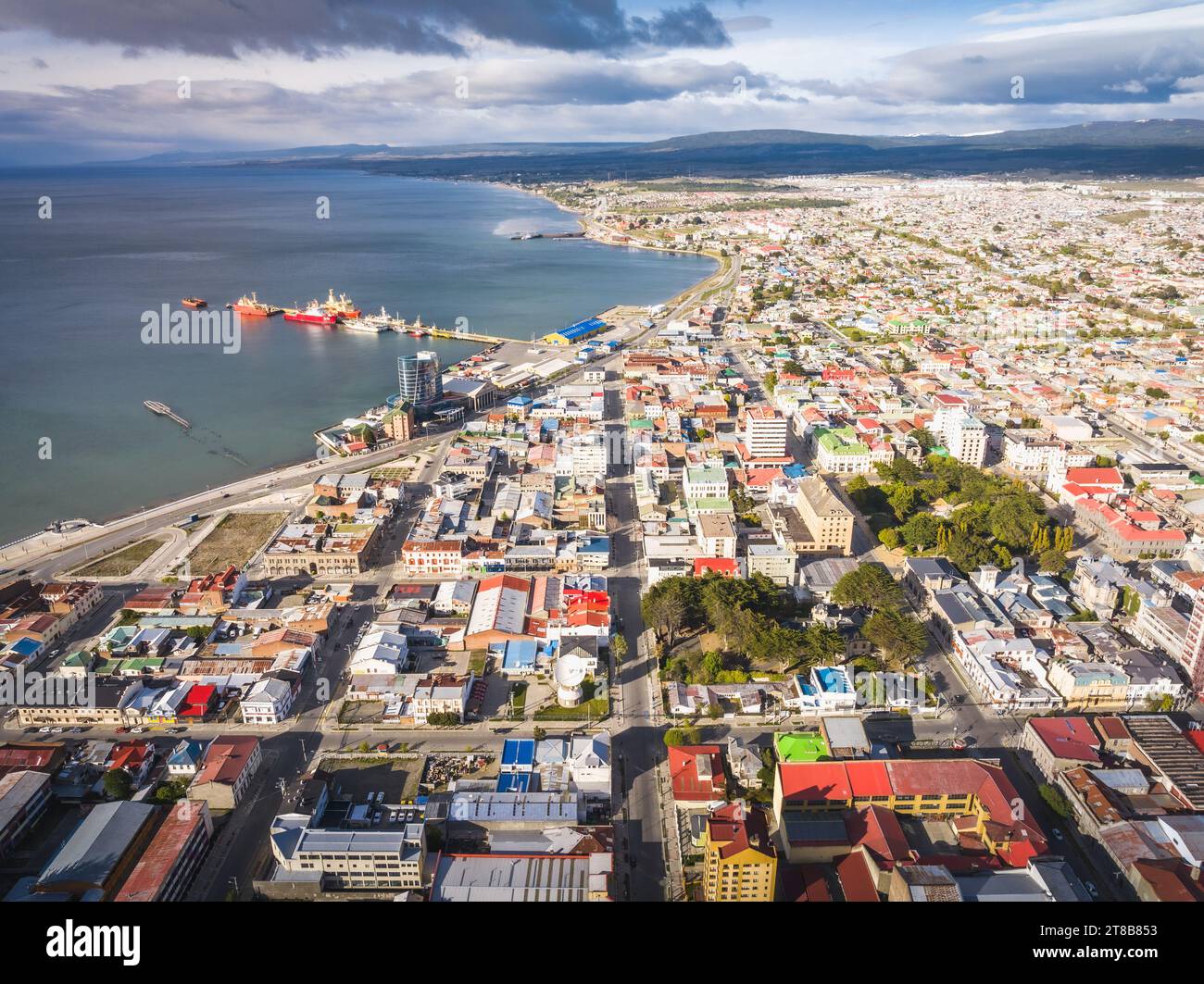 Punta Arenas, Cile Foto Stock