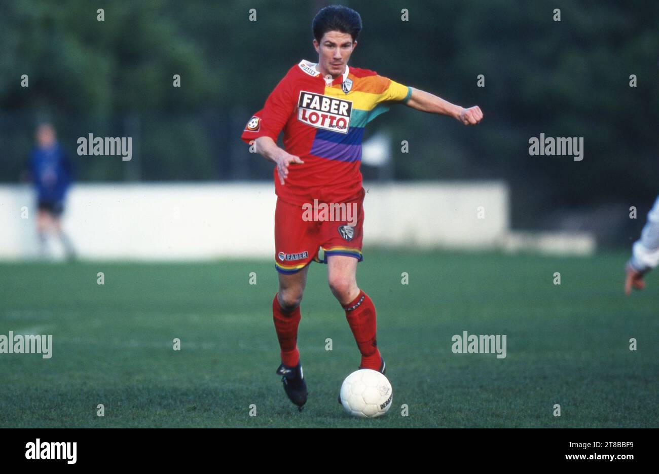 Bochum, Deutschland. 27 settembre 2023. Firo: Gennaio 1998 calcio: Calcio: Foto d'archivio, foto d'archivio, foto d'archivio, 1st Bundesliga 1997/1998, 97/98, uomini, uomini, training camp, winter training camp, test match, amichevole, azione individuale, Kai Michalke, VfL/dpa/Alamy Live News Foto Stock