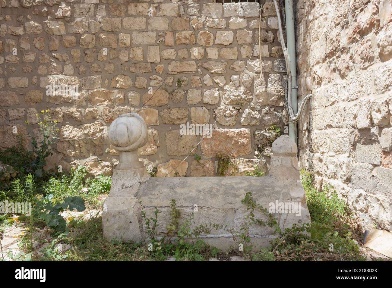 Gerusalemme, Israele. Una delle due tombe che si ritiene fosse quella degli architetti delle mura della città Vecchia. Secondo la leggenda, Solimano il magnifico non aveva Foto Stock