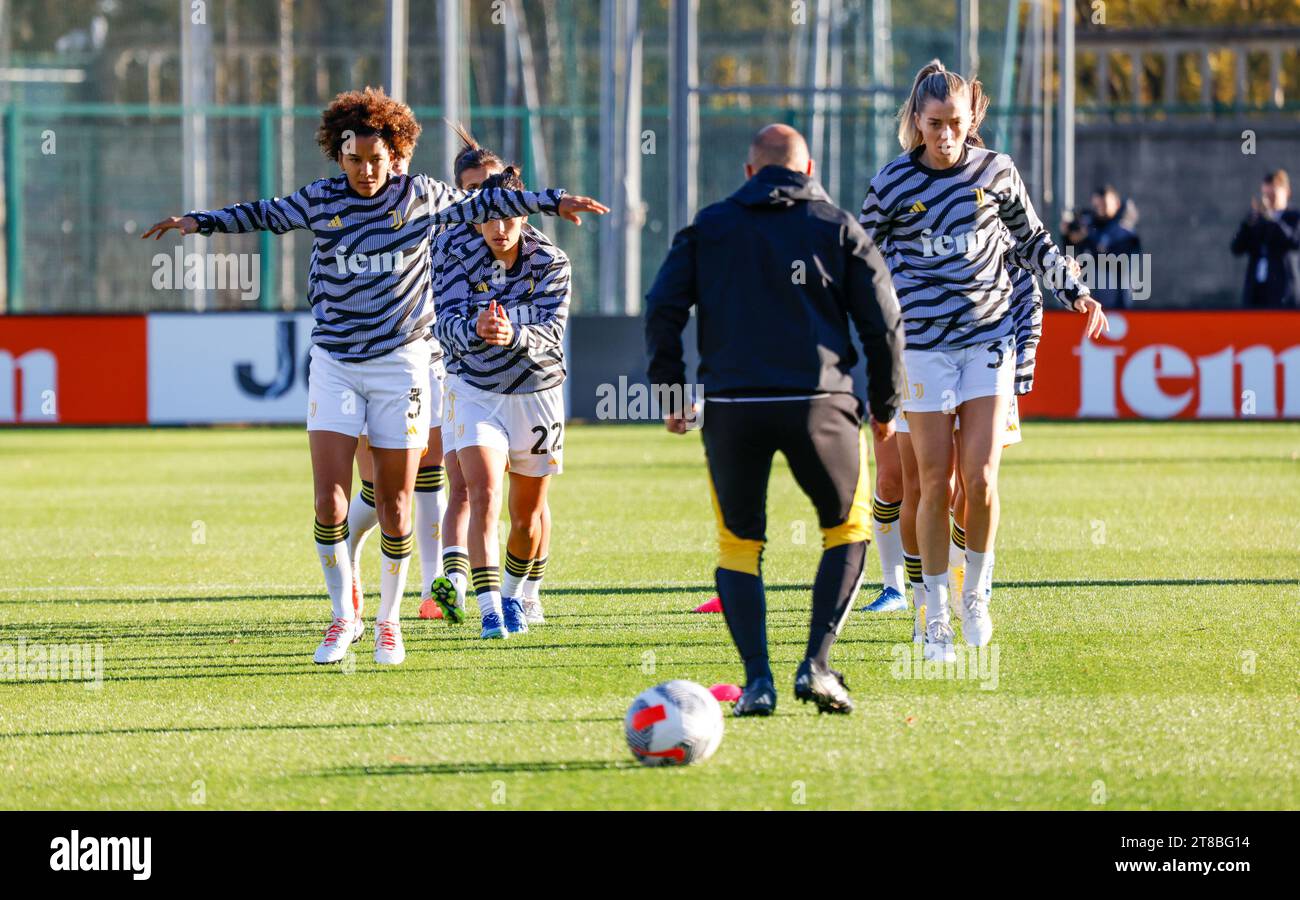 Biella, Italia. 14 marzo 2021. Biella, Italia, 19 novembre 2023: Sara Gama (3) di Juvenntus Warm Up Before Juventus - Inter (Marangon Andrea/SPP) crediti: SPP Sport Press Photo. /Alamy Live News Foto Stock