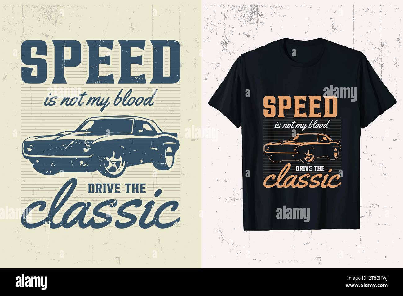 T-shirt da auto d'epoca. grafica t-shirt vettoriale per auto d'epoca. maglietta tipografica old cars con stampe personalizzate. Illustrazione Vettoriale