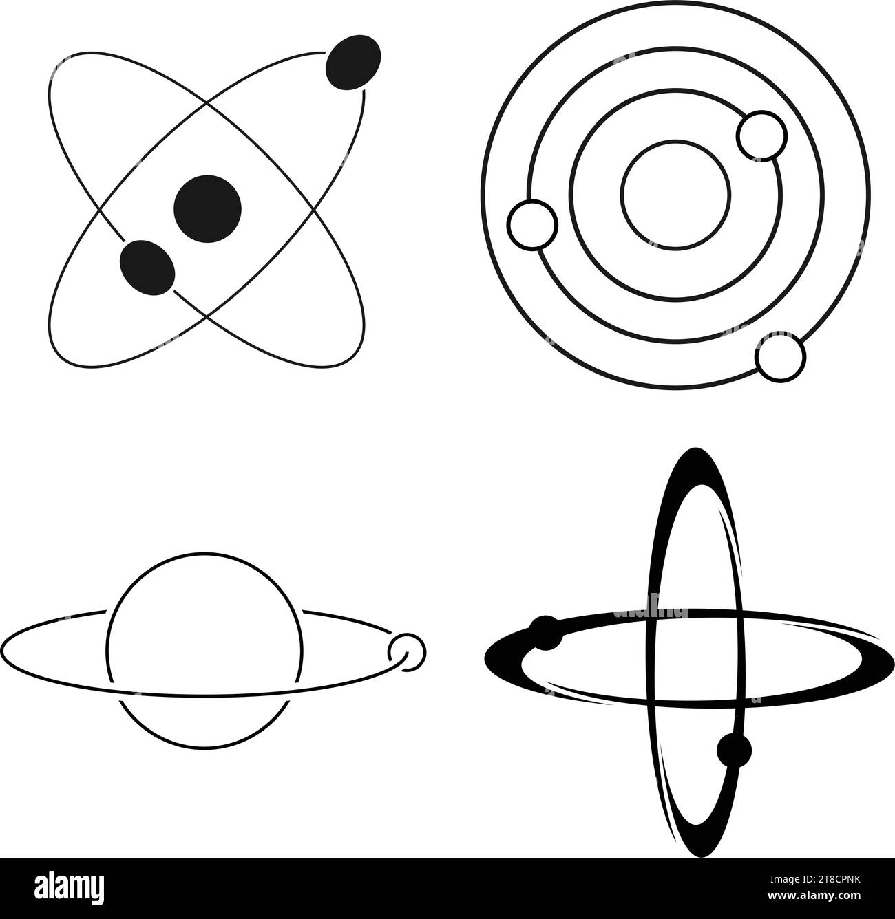 icona orbitale disegno illustrativo vettoriale Illustrazione Vettoriale