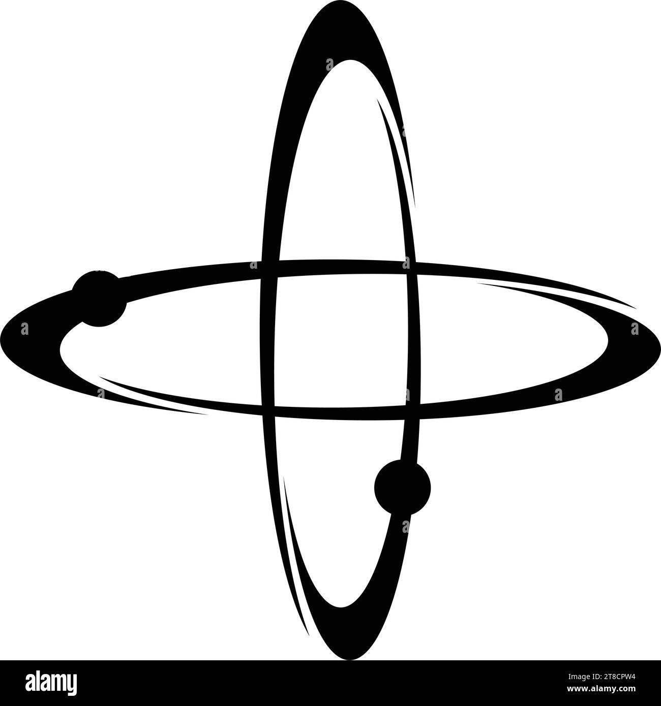 icona orbitale disegno illustrativo vettoriale Illustrazione Vettoriale