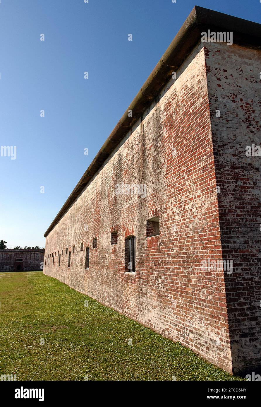 Il Fort Macon State Park, nella contea di Carteret, North Carolina Foto Stock