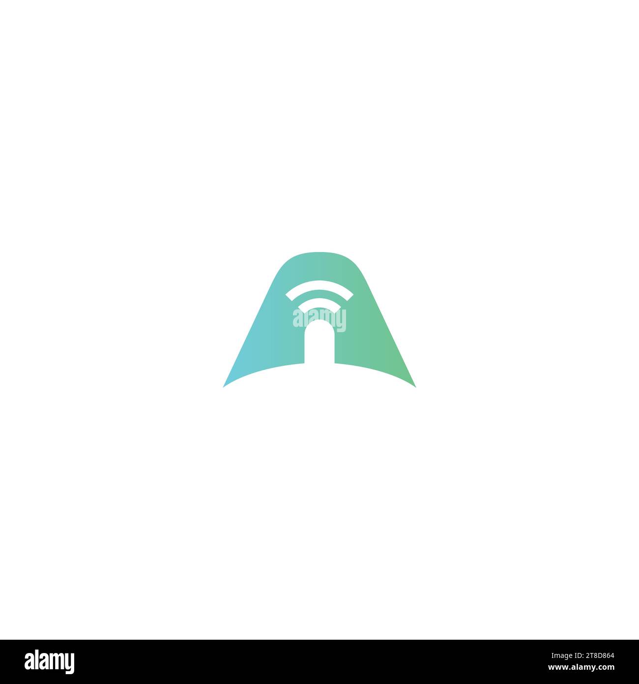 Design semplice con logo Signal Illustrazione Vettoriale