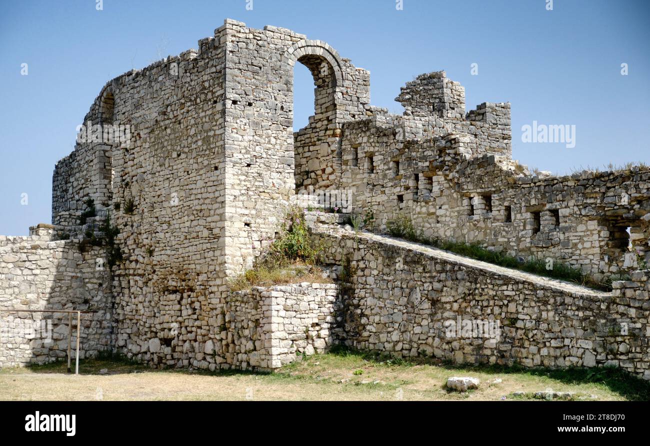 Castello di Berat, Kalaja e Beratit, a Berat, Albania 20 luglio 2023. Foto di Tim Chong Foto Stock