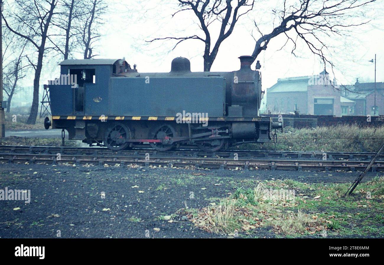 Due settimane trascorse viaggiando in Germania Ovest in treno fotografando locomotive a vapore Foto Stock