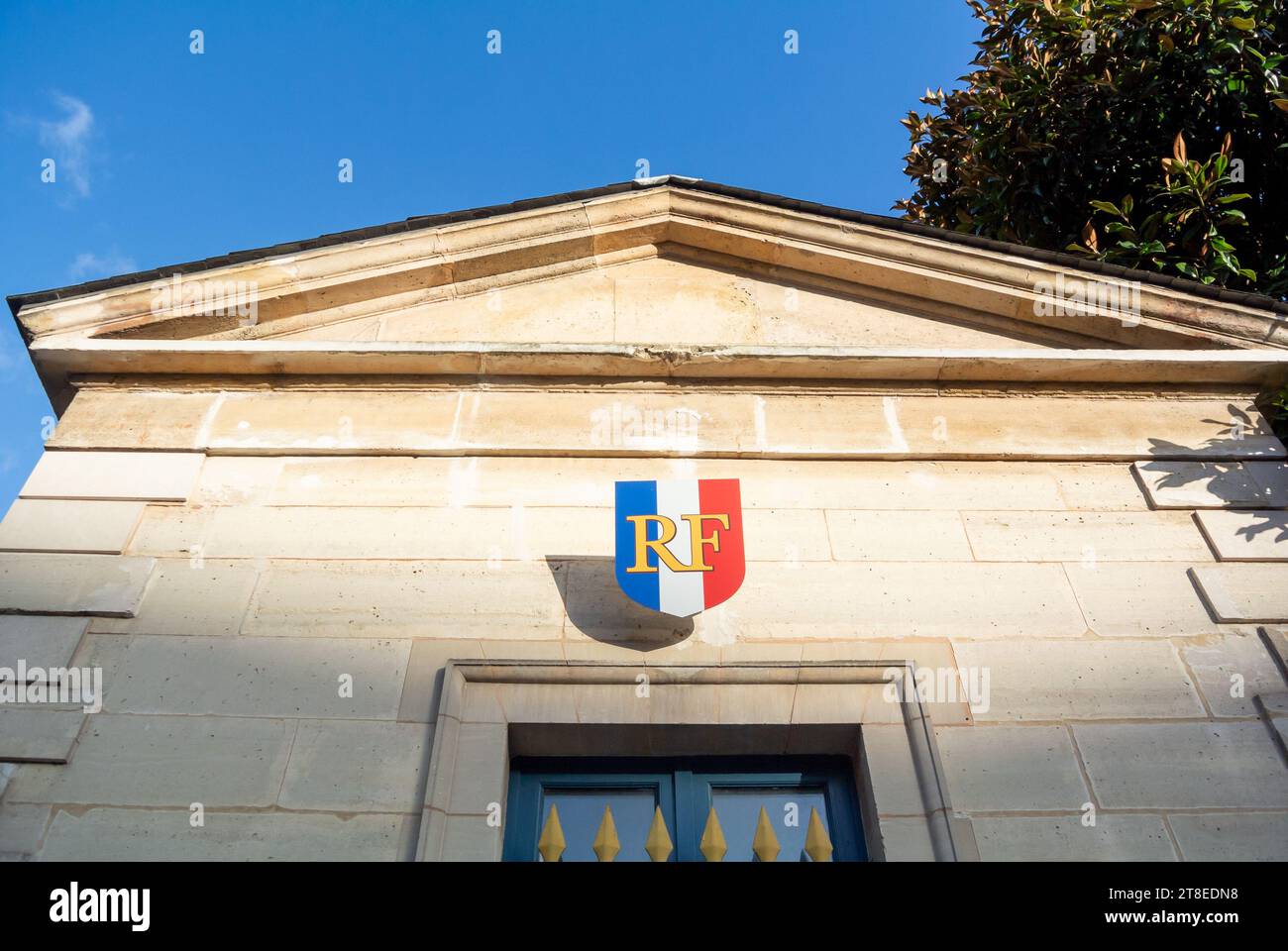 Parigi, Francia, lo stato dell'istruzione superiore e della ricerca (in francese ministere de l'enseignement superieur et de la recherche) nel quartiere latino, Foto Stock