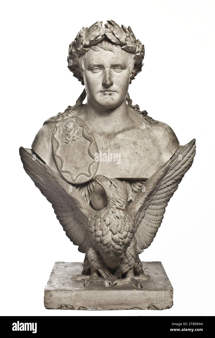 Napoleone Bonaparte, Bertel Thorvaldsen, 1770-1844, presumibilmente 1830, Scultura, busto, busto verticale, colata, altezza 100 cm, scultura, europea, modernità (1800 - 1914 Foto Stock