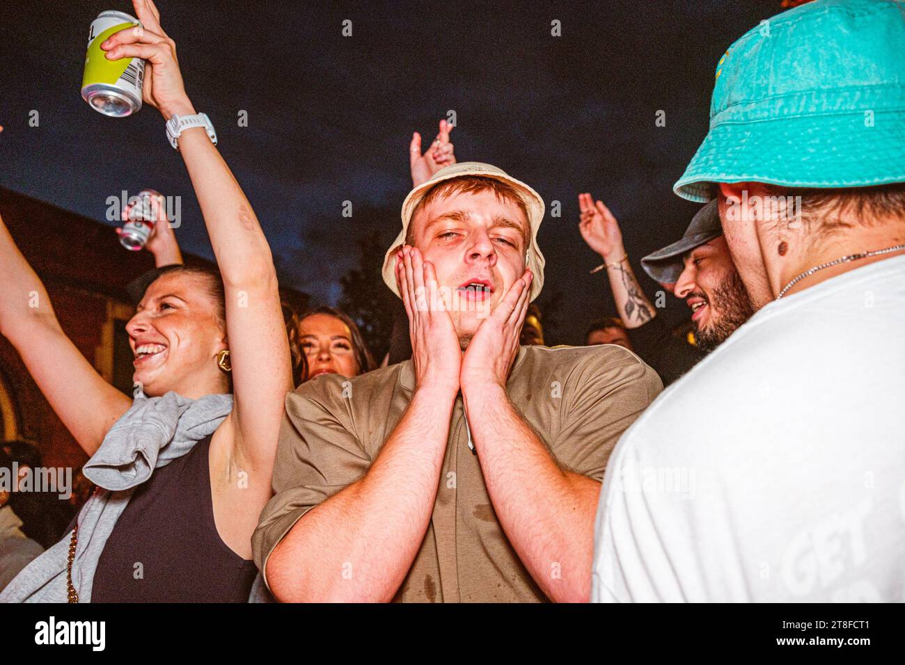 Save Our Scene gestisce un rave di cinque città in tutto il Regno Unito per promuovere la campagna Culture Calling, poiché ora 1/3 sedi chiudono dopo la pandemia a causa delle tasse Foto Stock