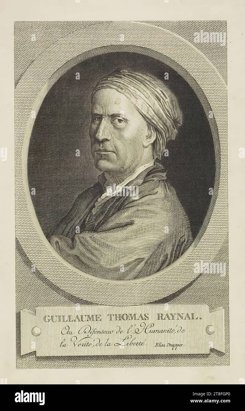 GUILLAUME THOMAS RAYNAL, o difensore dell'umanità, della verità, della libertà, Elisa Drapper Foto Stock