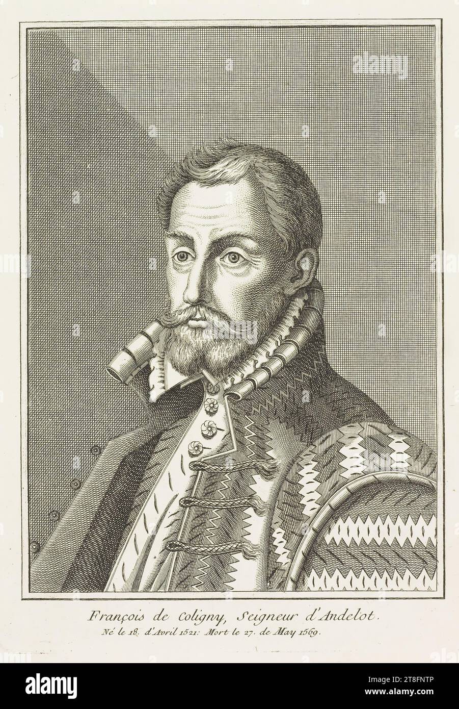 Francois de Coligny, signore di Andelot. Nato il 18 aprile 1521: Morto il 27 maggio 1569 Foto Stock Francois de Coligny, signore di Andelot. Nato il 18 aprile 1521: Morto il 27 maggio 1569 Foto Stock