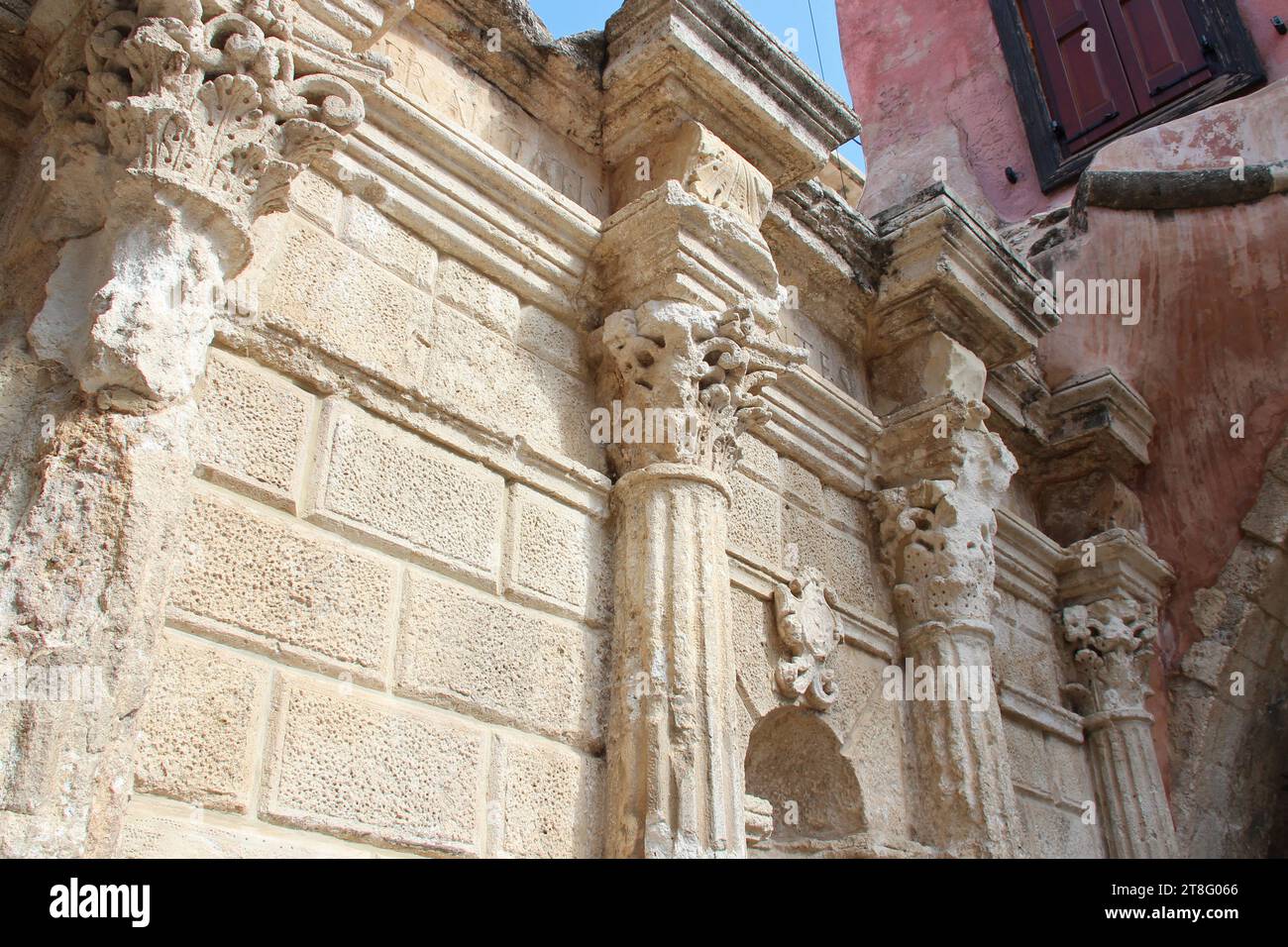 fontana rimondi a rethymno a creta, in grecia Foto Stock