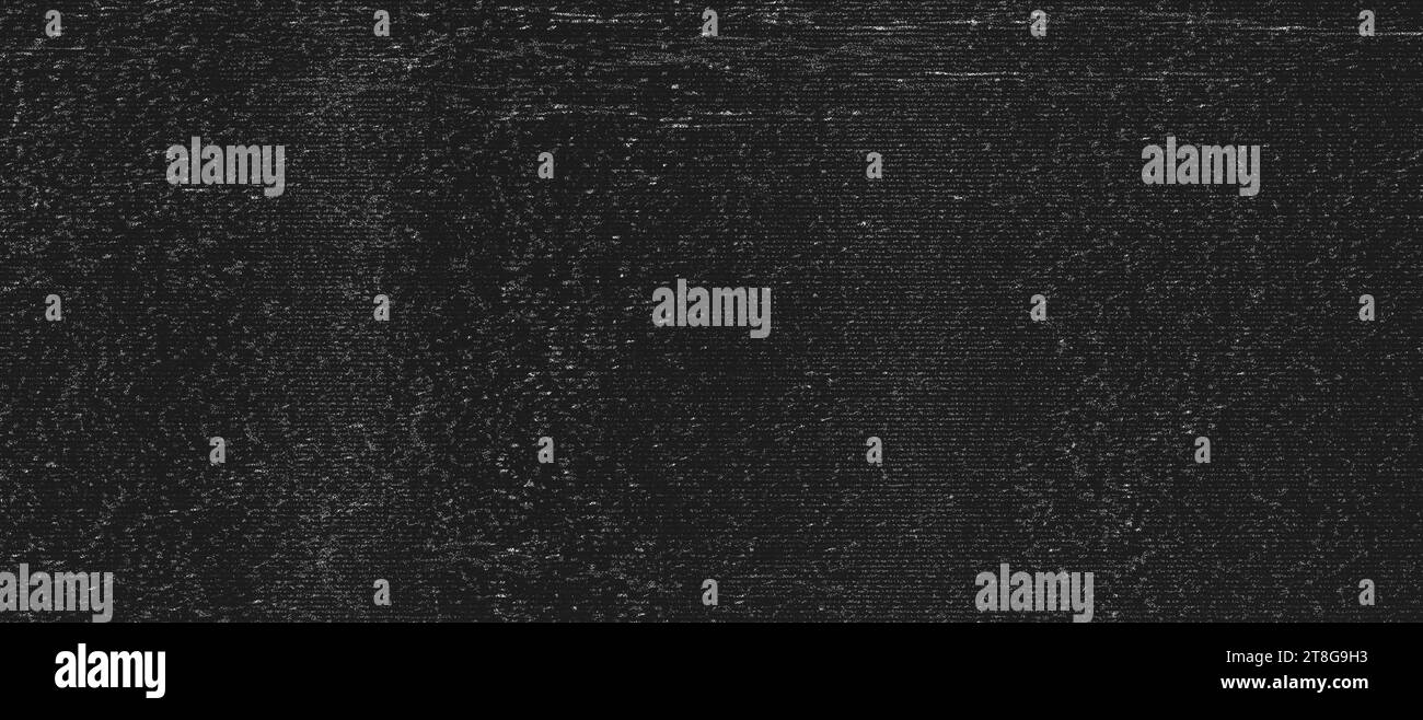 Effetto statico del rumore del TV. Effetto VHS, vista panoramica Foto Stock