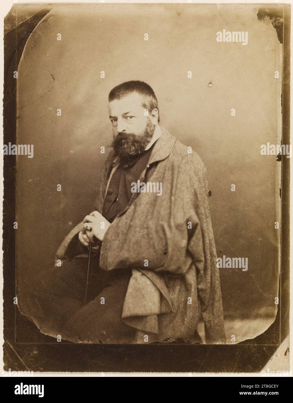 Meissonier, Jean-Louis-Ernest (1815-1891), pittore, fotografo, tra il 1853 e il 1860, Fotografia, Arti grafiche, Fotografia, dimensioni - lavoro: Altezza: 19,1 cm, larghezza: 22,5 cm Foto Stock