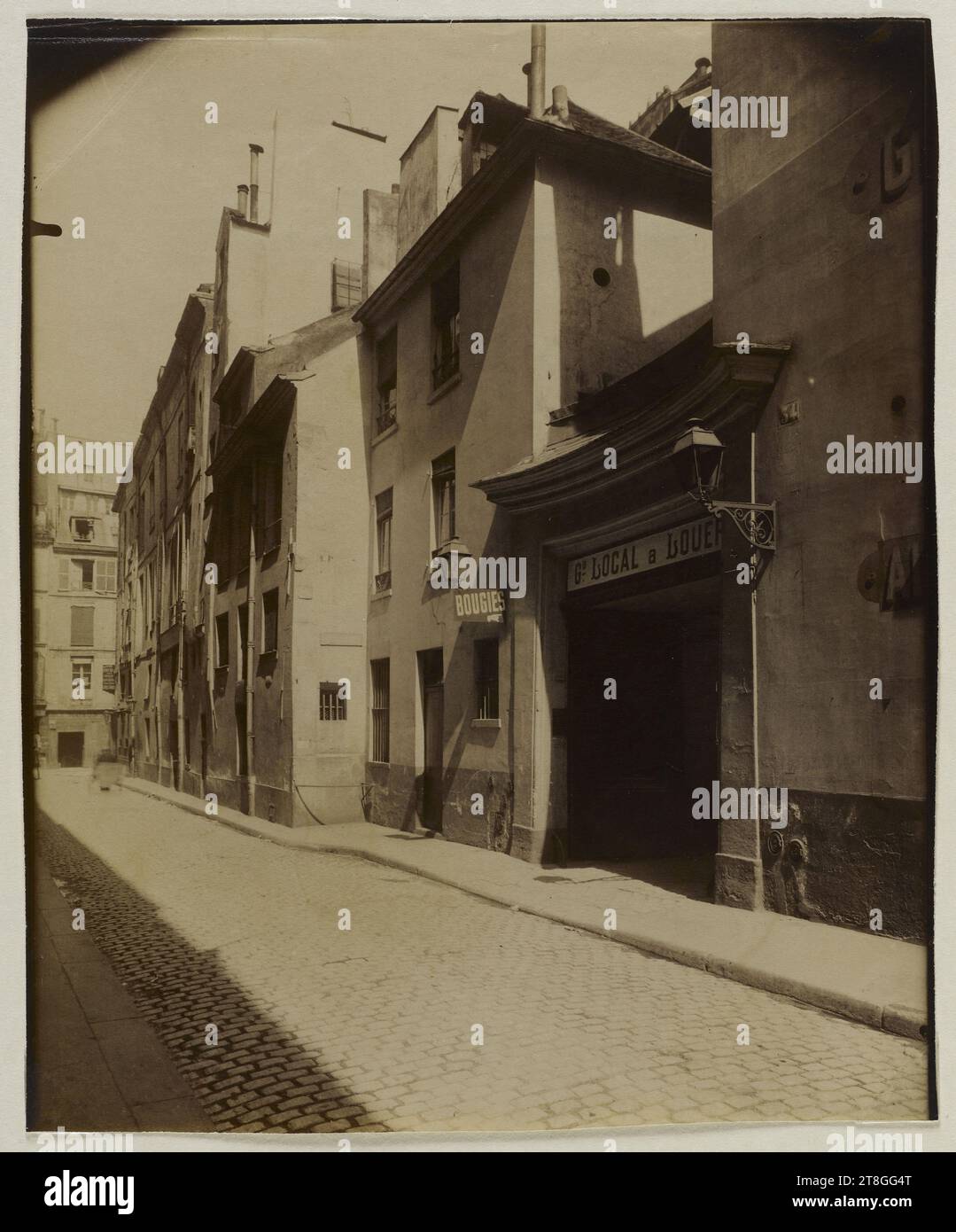 34 rue du Renard, 4° arrondissement, Parigi, Atget, Eugène (Jean Eugène Auguste Atget), fotografo, Fotografia, arti grafiche, stampa di albumi, dimensioni - lavoro: altezza: 21,9 cm, larghezza: 17,7 cm Foto Stock