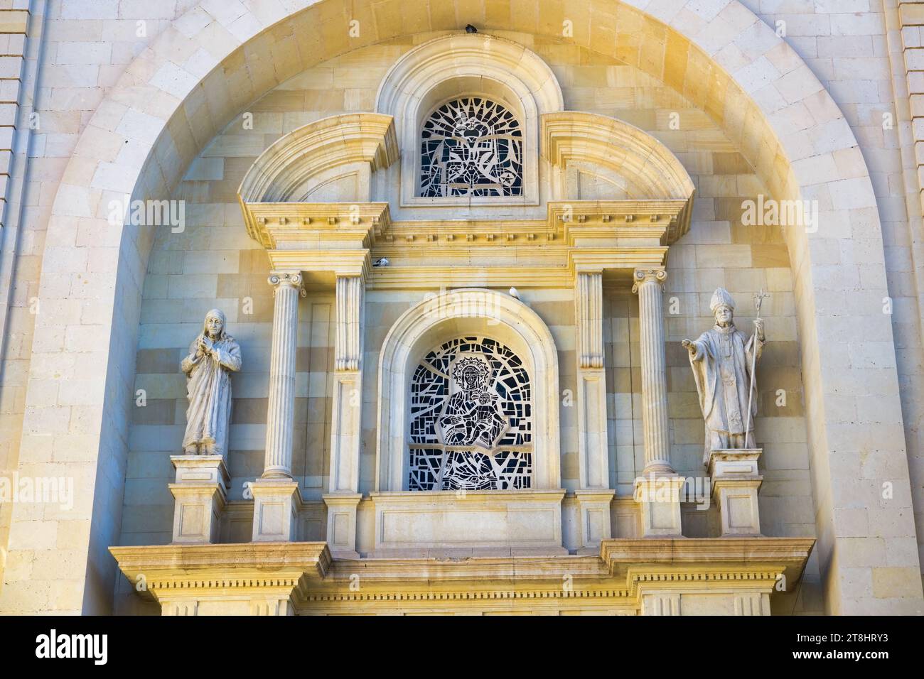 Architettura della Parrocchia di nostra Signora delle Grazie (Nuestra Senora de Gracia), alicante, spagna Foto Stock