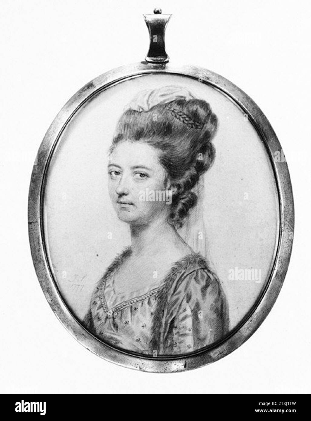 Charlotte Lennox, (1729 – 1804) autrice scozzese Foto Stock