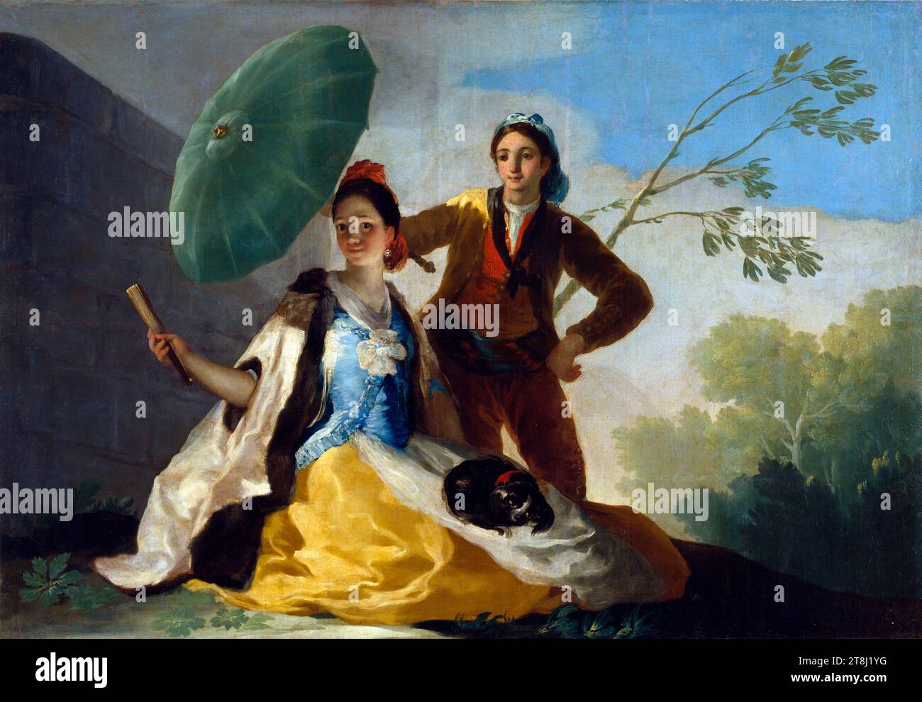 The Parasol, 1777, dipinto di Francisco de Goya Foto Stock